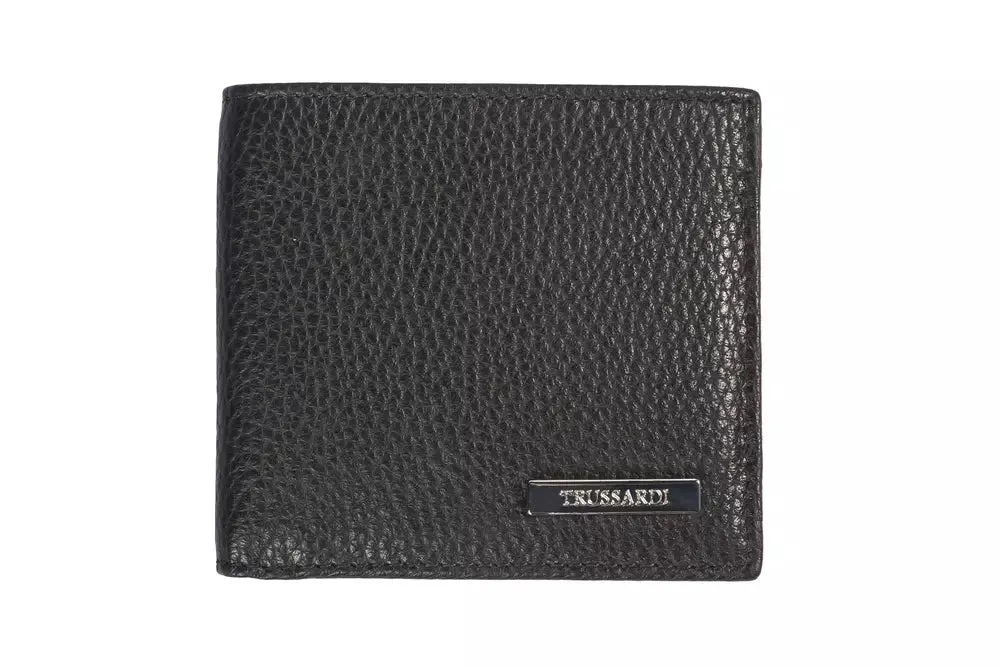 Black Leather Men Wallet sold by Louxly