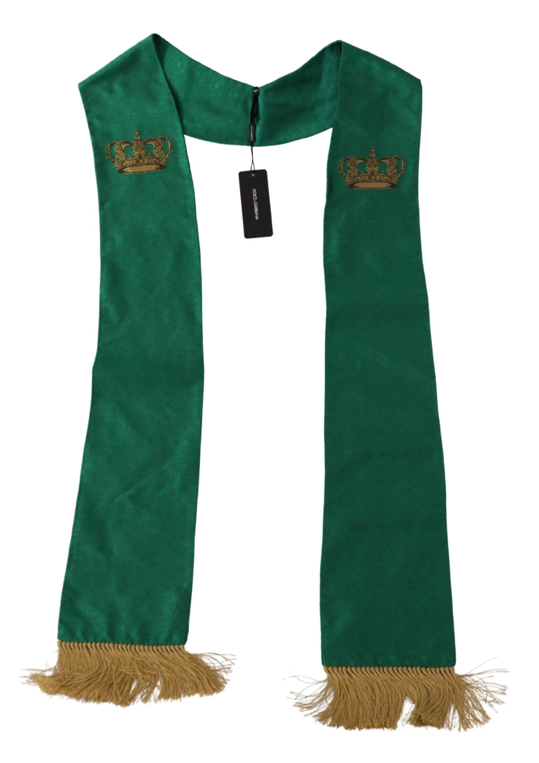 Elegant Green Silk Blend Men's Scarf sold by Louxly product image thumbnail 5
