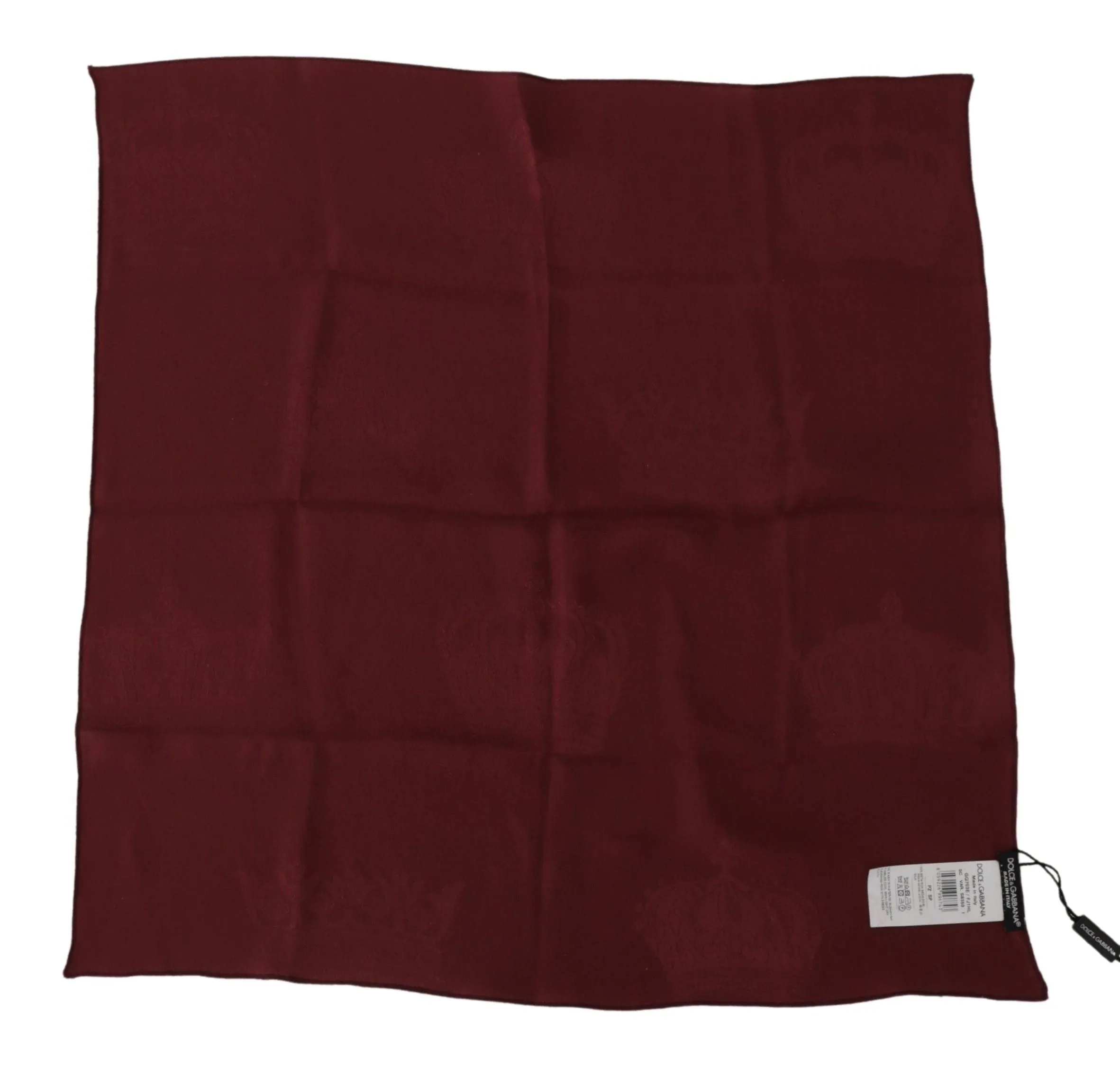 Elegant Red Silk Square Scarf Wrap sold by Louxly product image thumbnail 2