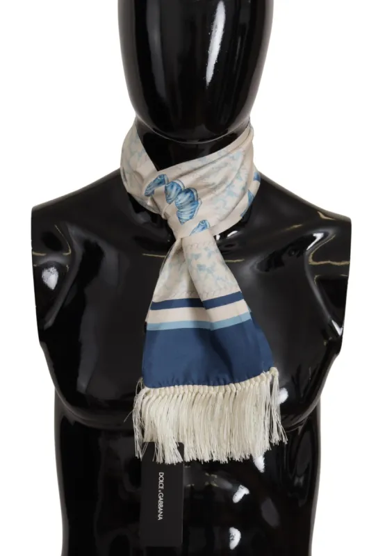 Elegant Multicolor Silk Men's Scarf sold by Louxly
