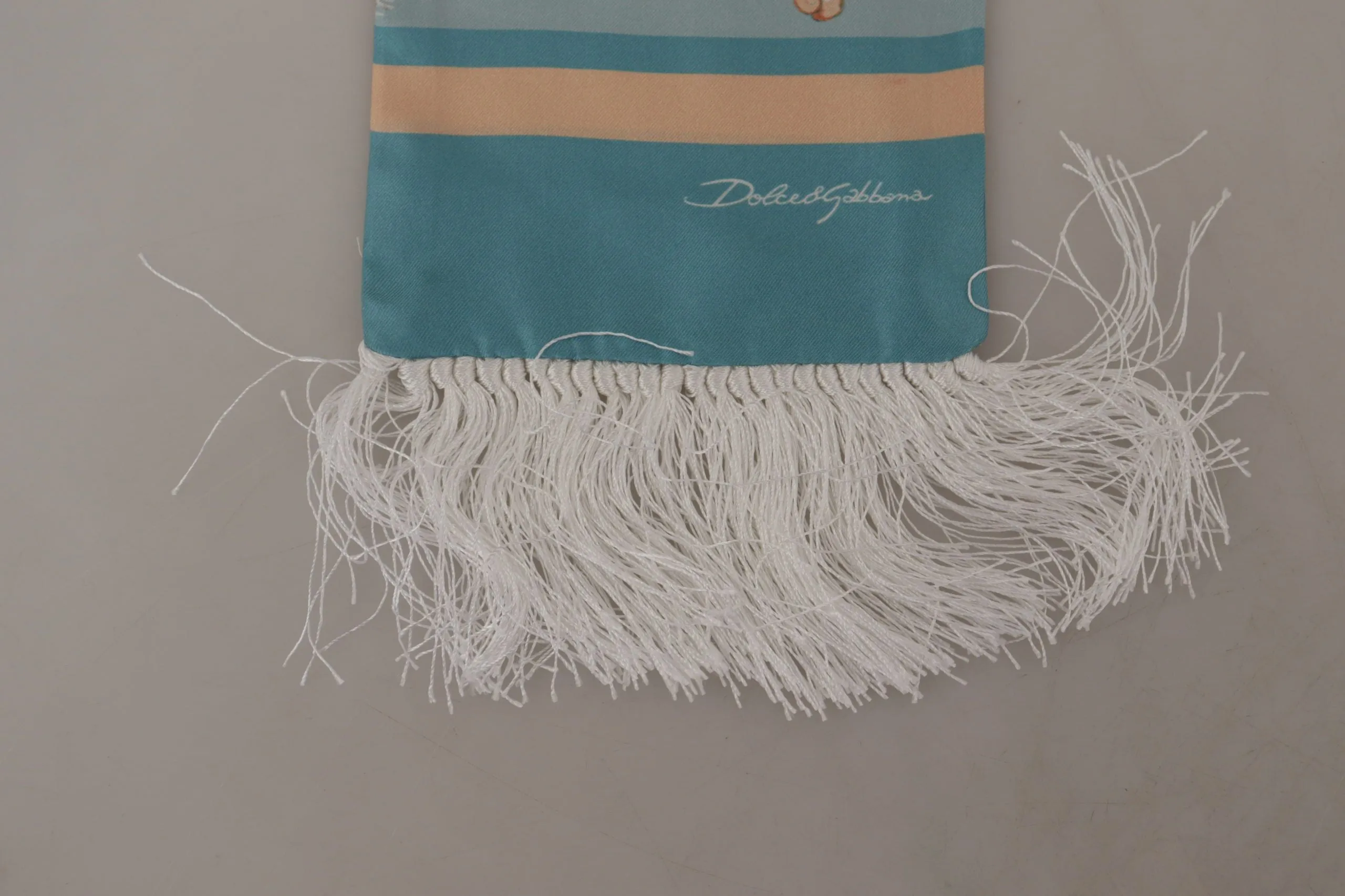 Elegant Silk Scarf with Shell Motif sold by Louxly product image thumbnail 5