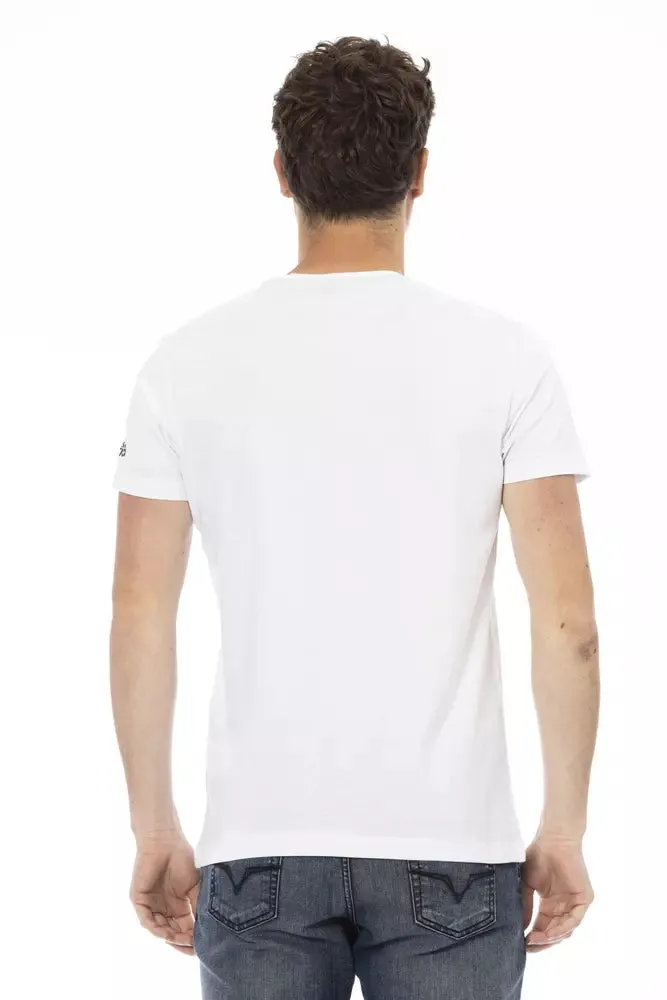 White Cotton Men T-Shirt sold by Louxly product image thumbnail 3