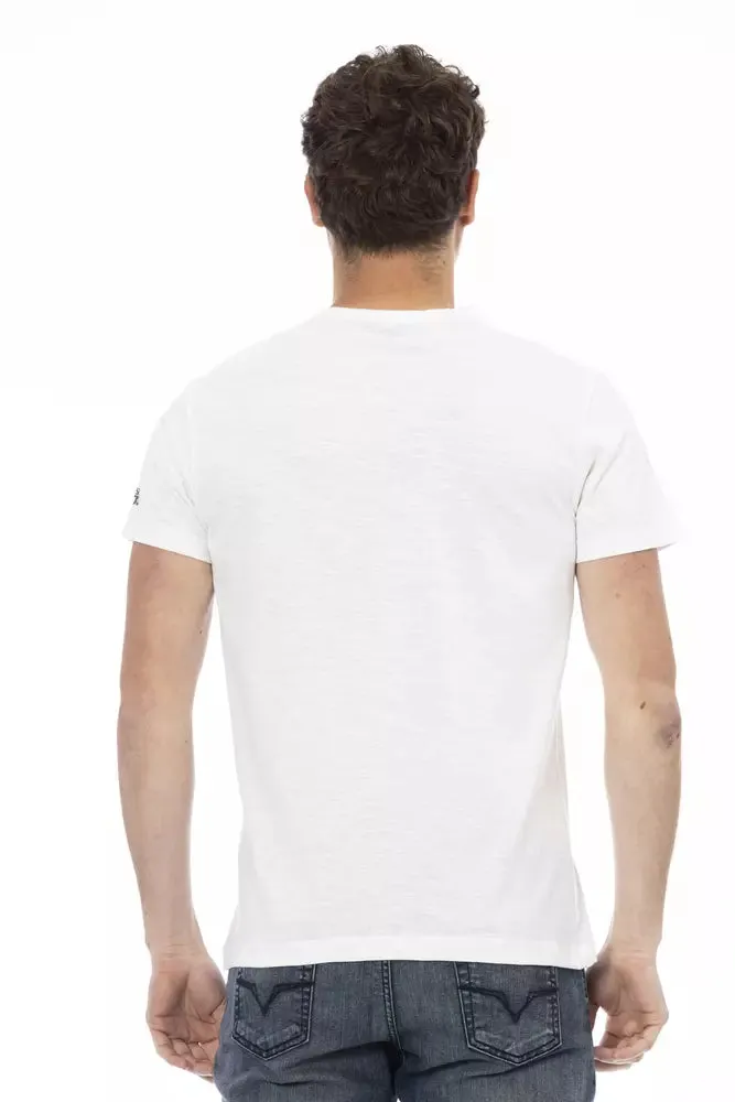 White Cotton Men T-Shirt sold by Louxly product image thumbnail 3