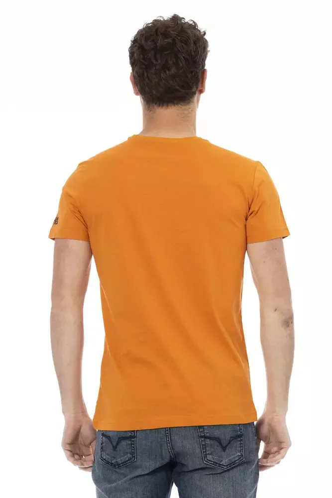 Orange Cotton Men T-Shirt sold by Louxly product image thumbnail 3