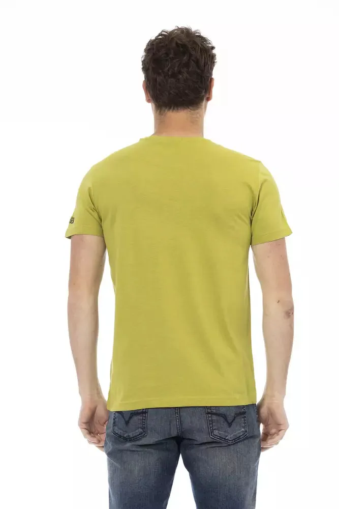 Green Cotton Men T-Shirt sold by Louxly product image thumbnail 3
