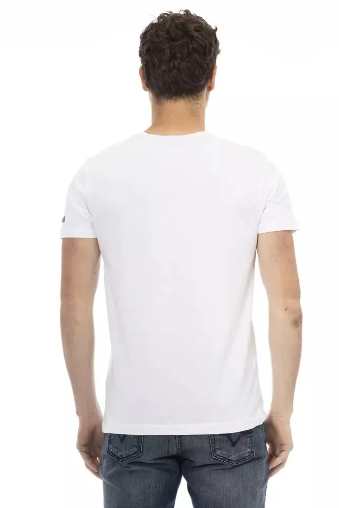 White Cotton Men T-Shirt sold by Louxly product image thumbnail 3
