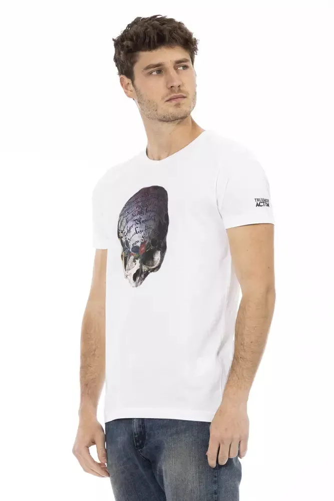 White Cotton Men T-Shirt sold by Louxly product image thumbnail 2