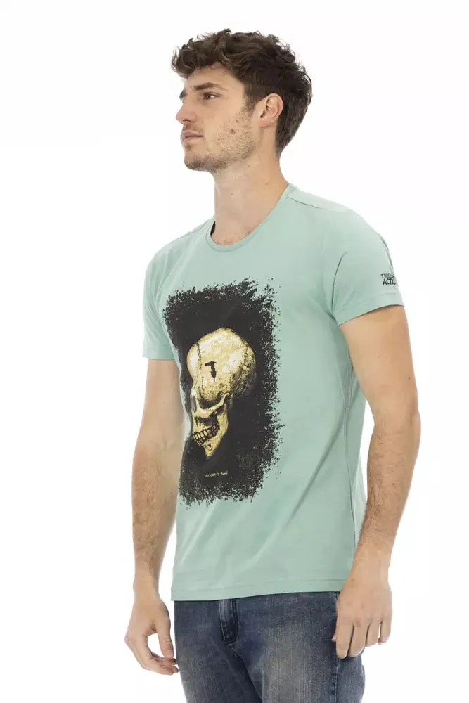 Green Cotton Men T-Shirt sold by Louxly product image thumbnail 2