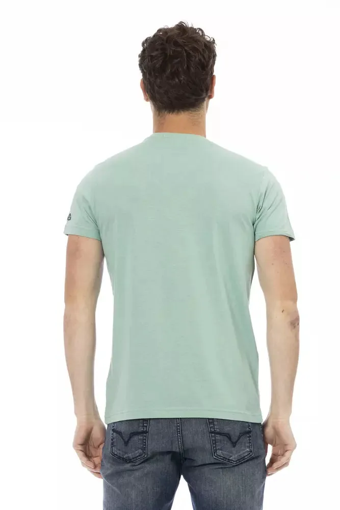 Green Cotton Men T-Shirt sold by Louxly product image thumbnail 3