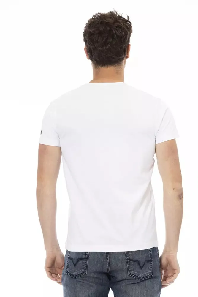 White Cotton Men T-Shirt sold by Louxly product image thumbnail 3