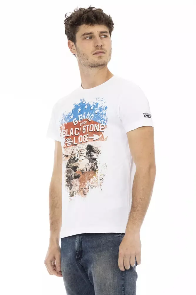 White Cotton Men T-Shirt sold by Louxly product image thumbnail 2