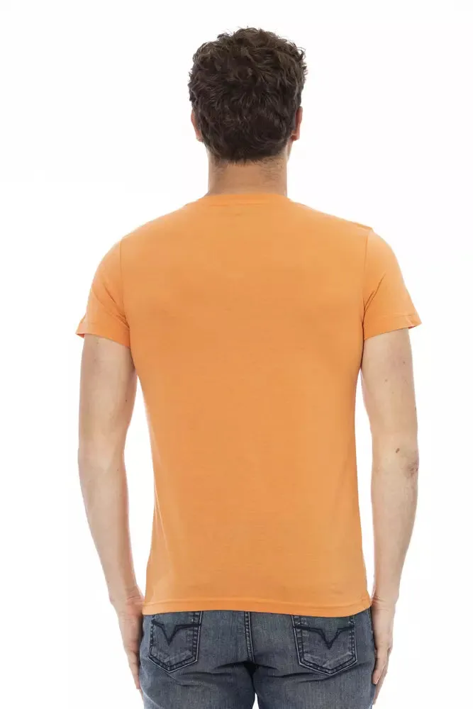 Orange Cotton Men T-Shirt sold by Louxly product image thumbnail 3