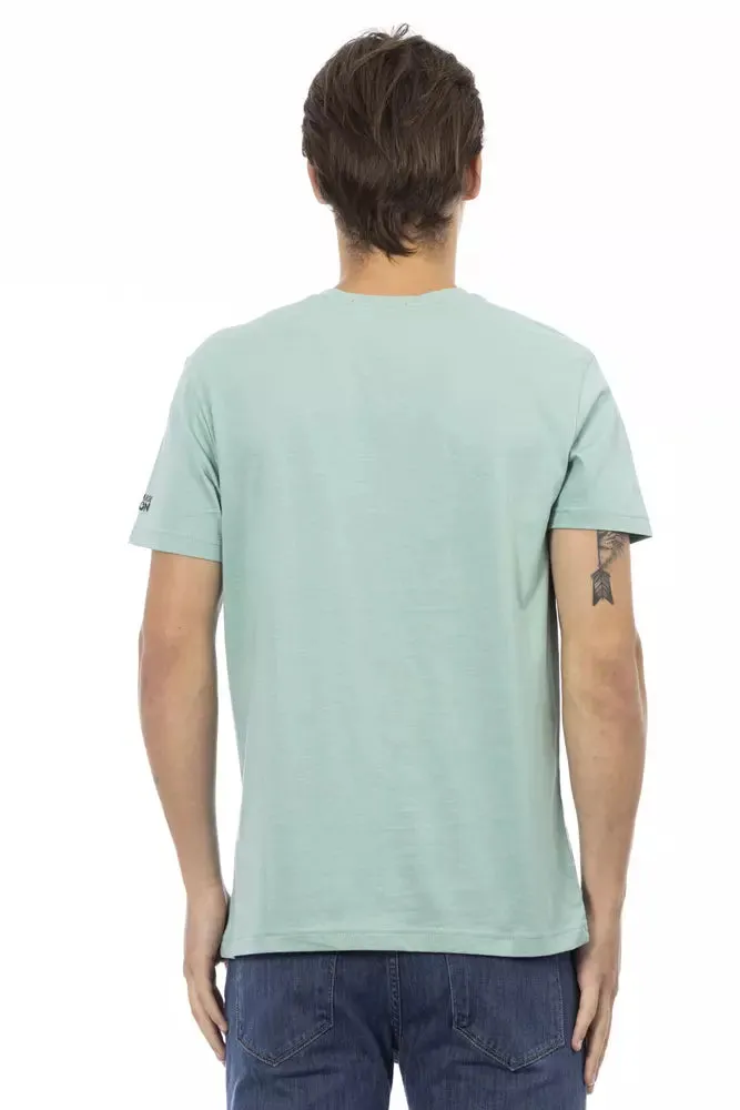 Green Cotton Men T-Shirt sold by Louxly product image thumbnail 3