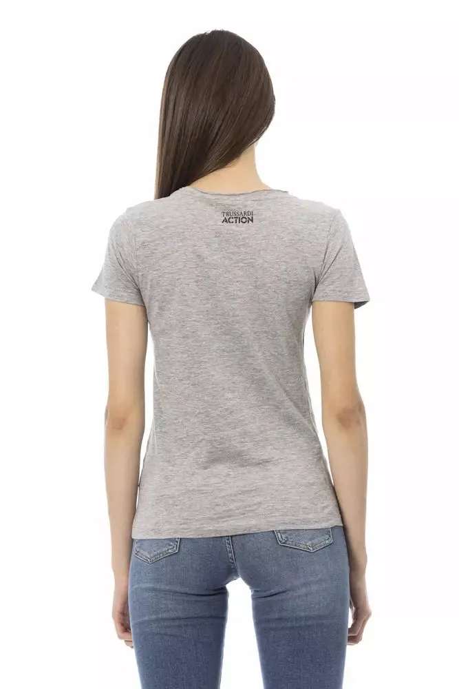 Gray Cotton Women Top sold by Louxly product image thumbnail 3