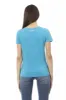 Light Blue Cotton Women Top sold by Louxly