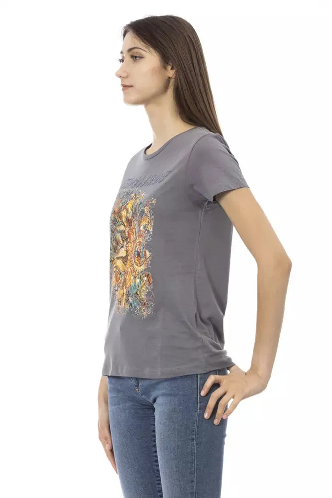 Gray Cotton Women Top sold by Louxly product image thumbnail 2
