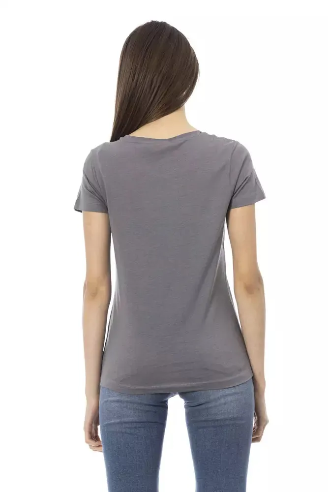 Gray Cotton Women Top sold by Louxly product image thumbnail 3