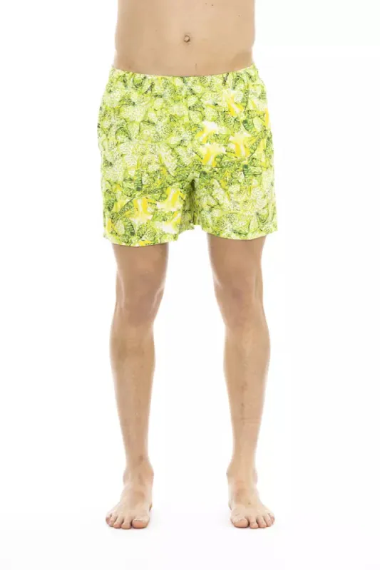 Green Polyester Men's Swimwear Shorts sold by Louxly