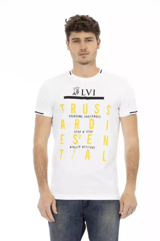 White Cotton Men TShirt sold by Louxly