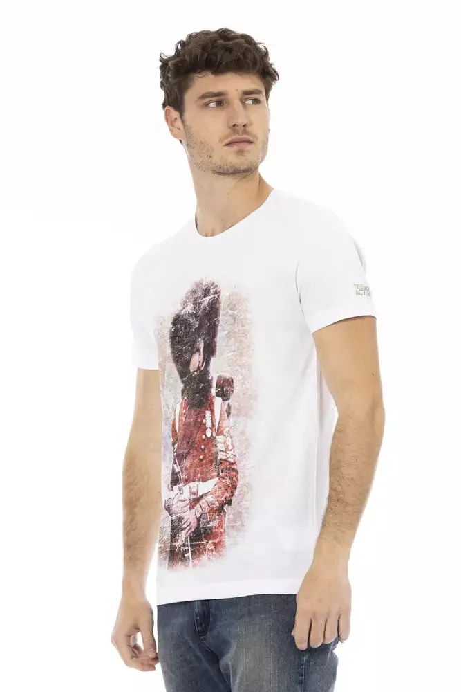 White Cotton Men T-Shirt sold by Louxly product image thumbnail 2