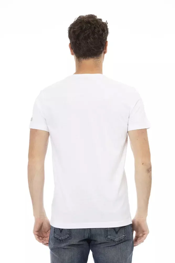 White Cotton Men T-Shirt sold by Louxly product image thumbnail 3