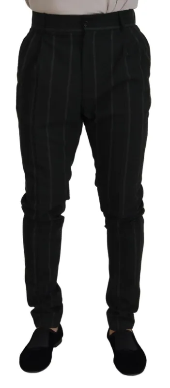 Elegant Black Tailored Trousers sold by Louxly