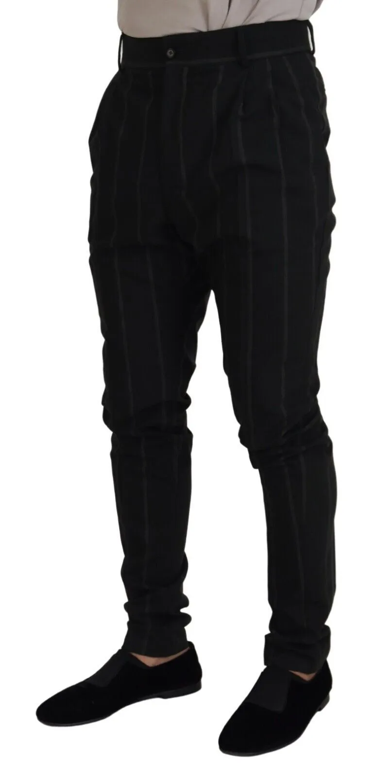 Elegant Black Tailored Trousers sold by Louxly product image thumbnail 2