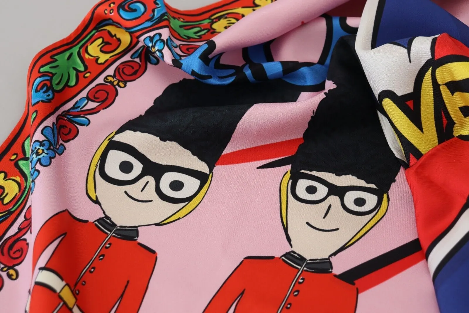 Sumptuous Silk Scarf with Exclusive Print sold by Louxly product image thumbnail 5