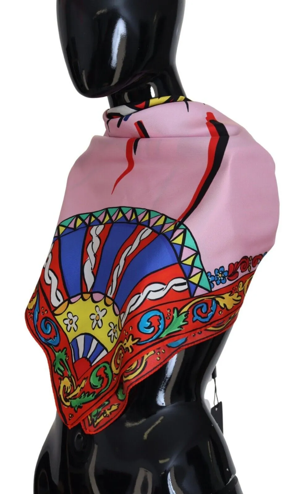 Sumptuous Silk Scarf with Exclusive Print sold by Louxly product image thumbnail 2