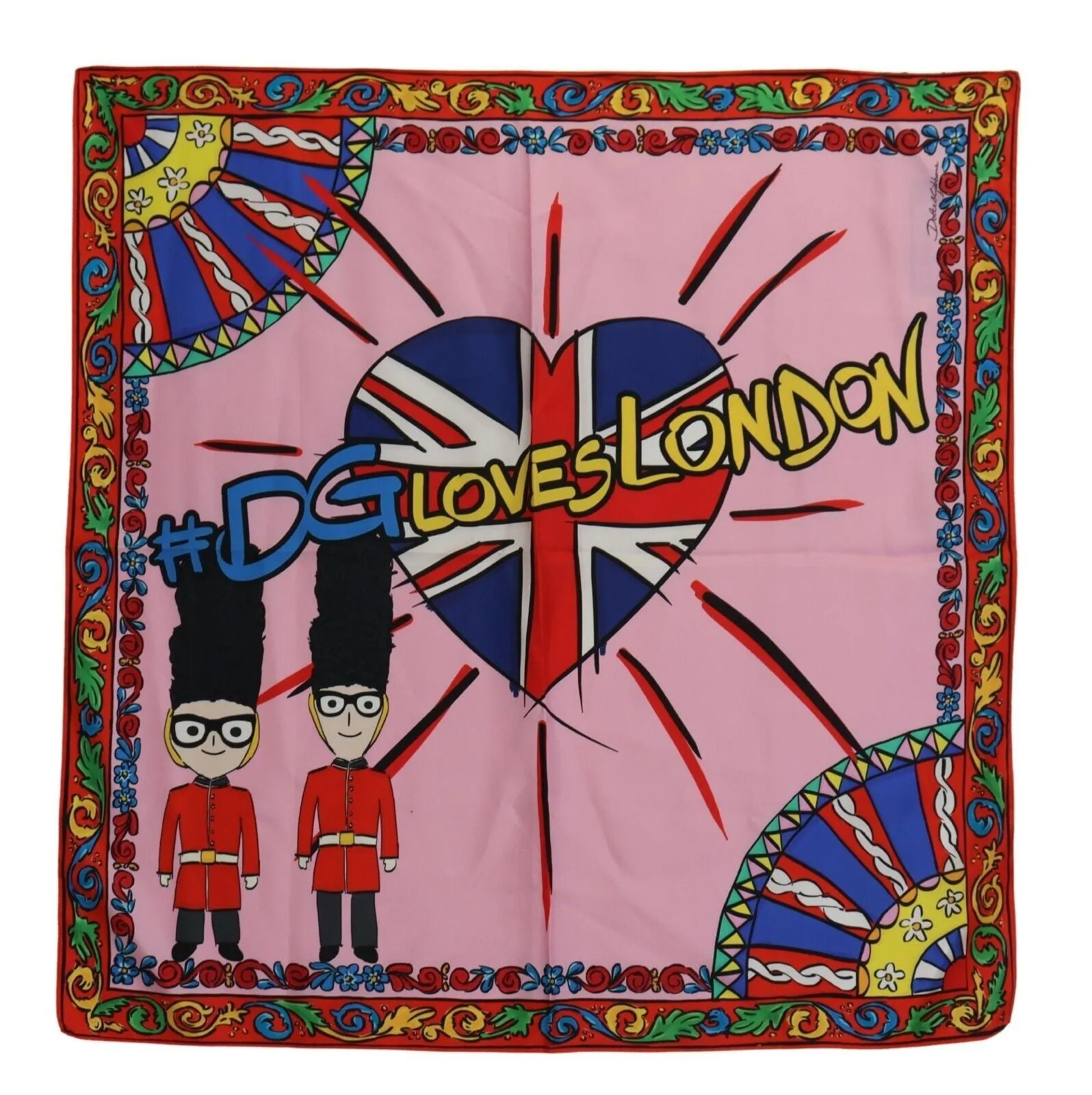 Sumptuous Silk Scarf with Exclusive Print sold by Louxly product image thumbnail 3