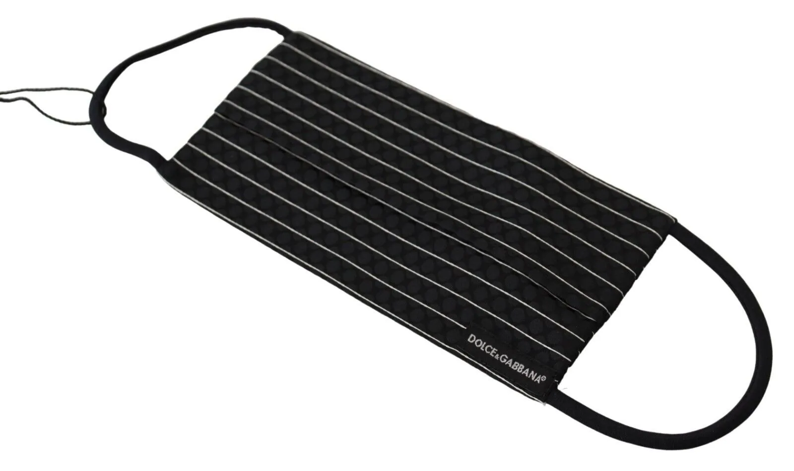 Elegant Striped Silk Blend Face Mask sold by Louxly product image thumbnail 5