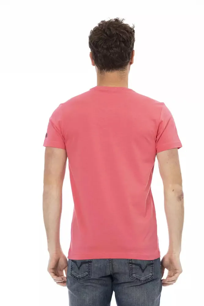Pink Cotton Men T-Shirt sold by Louxly product image thumbnail 3