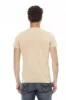 Beige Cotton Men T-Shirt sold by Louxly