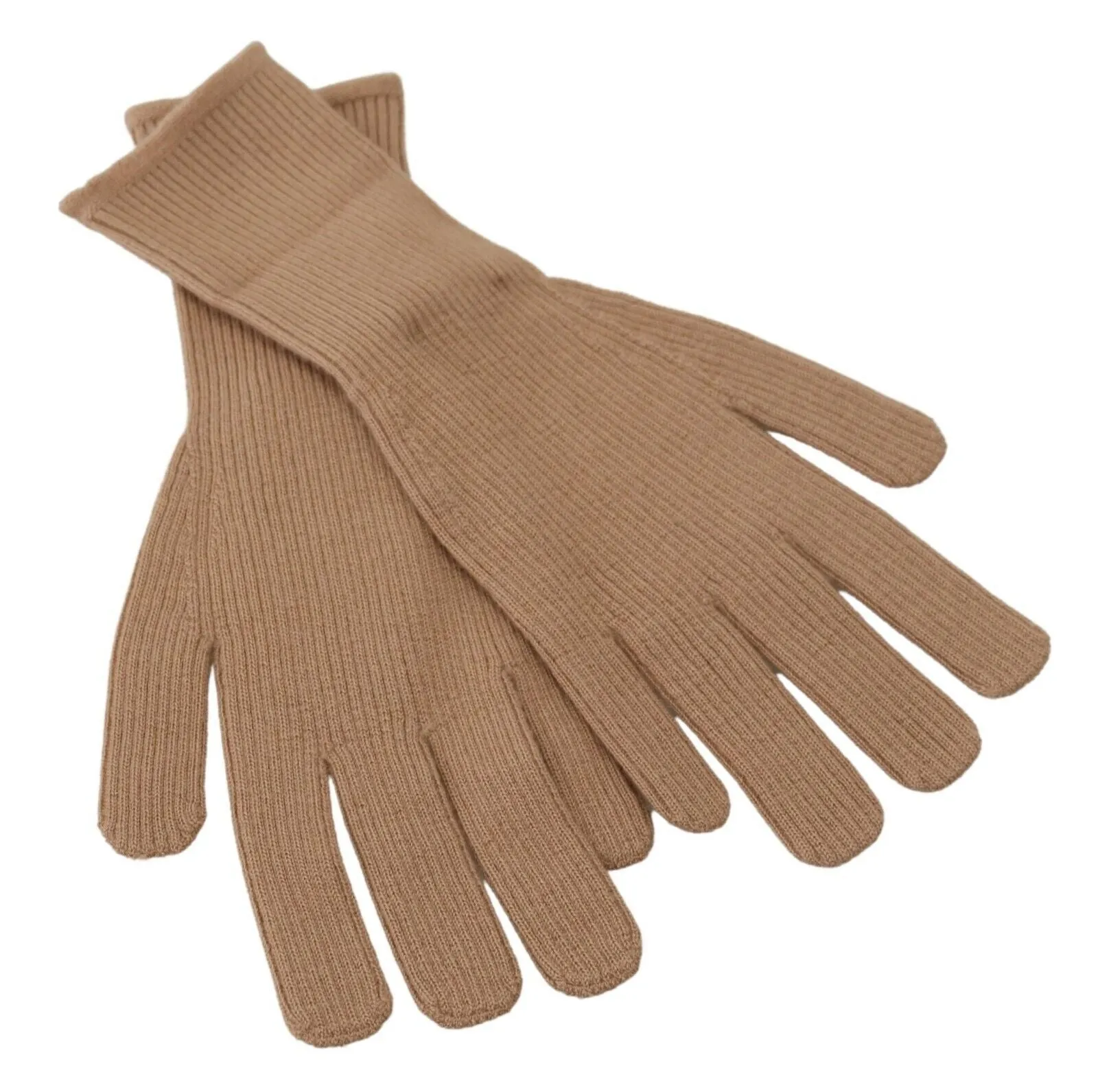 Elegant Beige Cashmere Winter Gloves sold by Louxly product image thumbnail 2