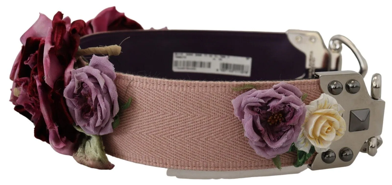 Beige Floral Leather Shoulder Strap Accessory sold by Louxly product image thumbnail 3