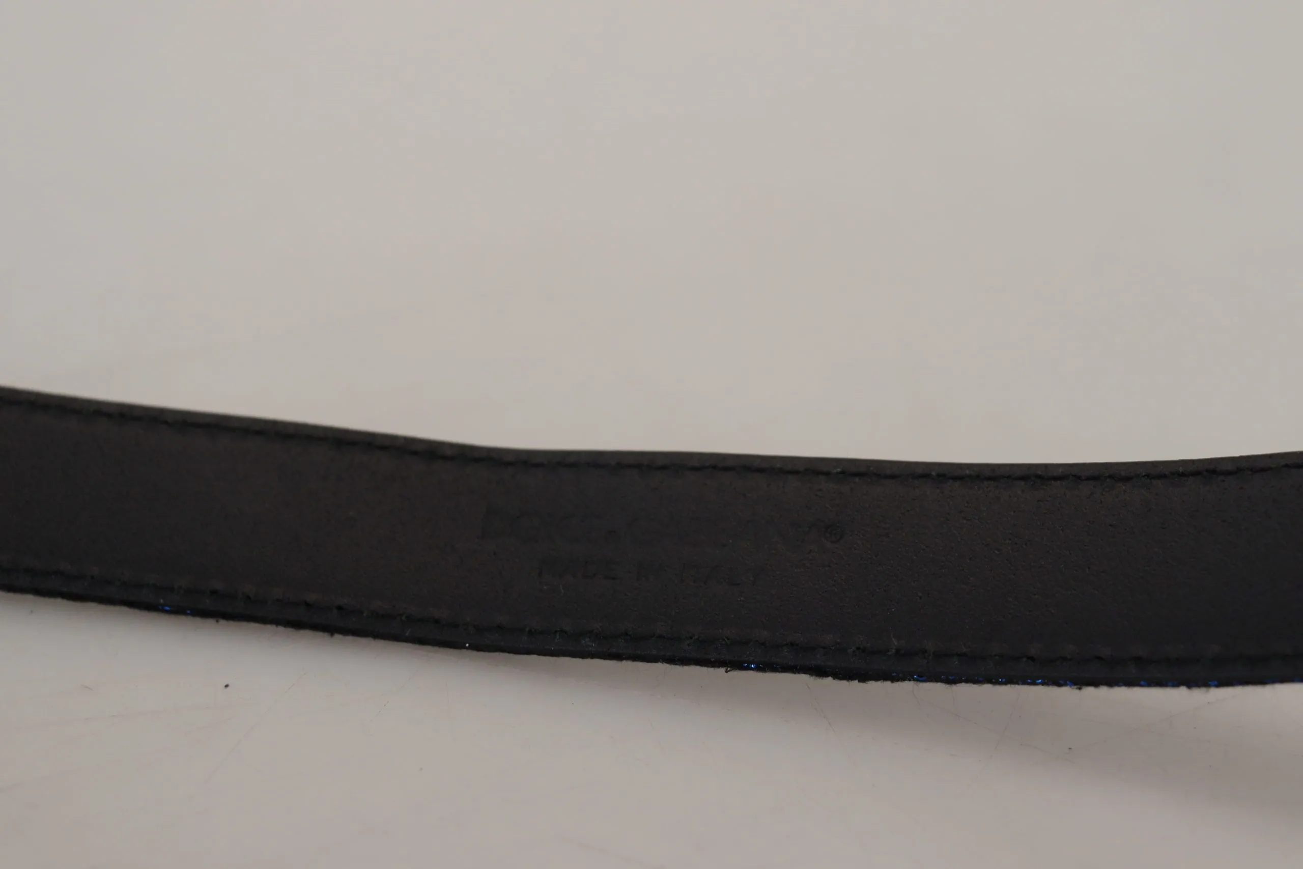 Elegant Blue Jacquard Leather Belt sold by Louxly product image thumbnail 4