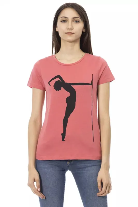 Pink Cotton Women Top sold by Louxly