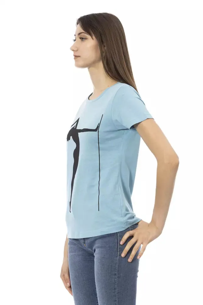 Light Blue Cotton Women Top sold by Louxly product image thumbnail 2
