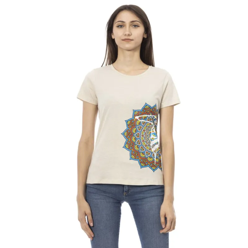 Beige Cotton Women Top sold by Louxly