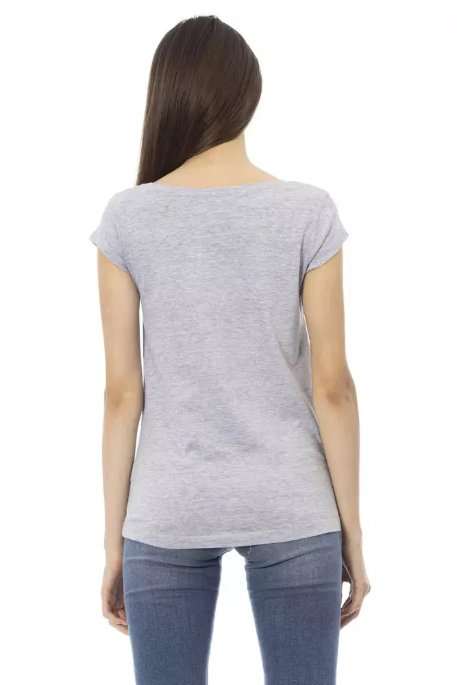 Gray Cotton Women Top sold by Louxly product image thumbnail 3
