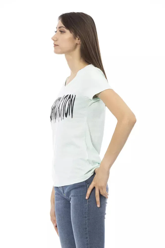 Light Blue Cotton Women Top sold by Louxly product image thumbnail 2