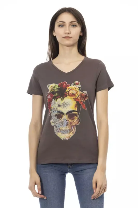 Brown Cotton Women Top sold by Louxly