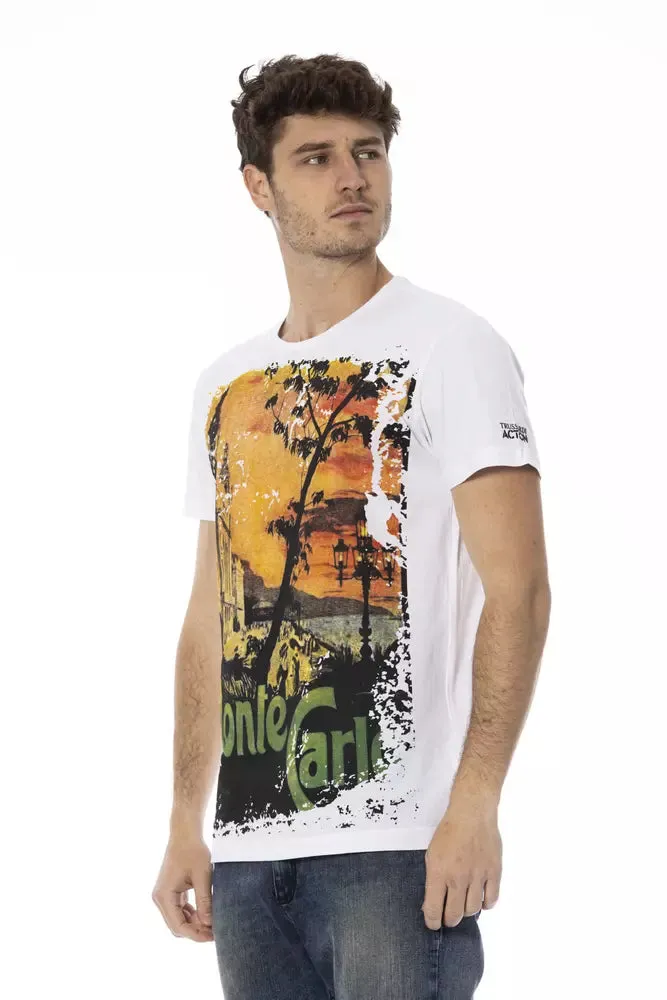 White Cotton Men T-Shirt sold by Louxly product image thumbnail 2