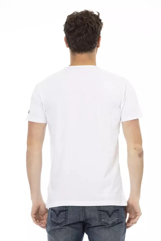 White Cotton Men T-Shirt sold by Louxly product image thumbnail 3