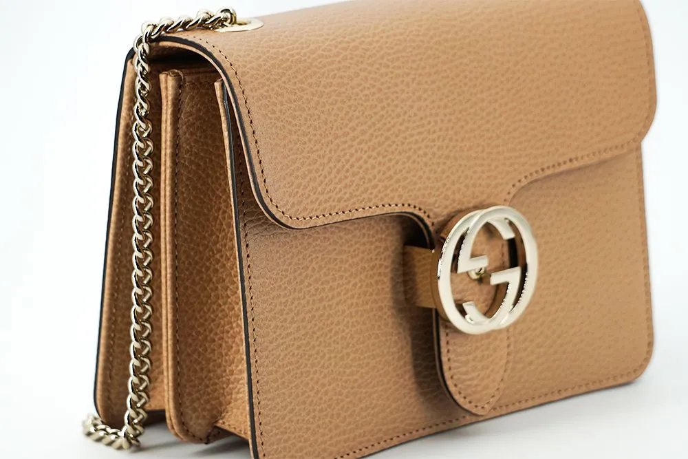 Elegant Beige Shoulder Bag with GG Snap sold by Louxly product image thumbnail 3
