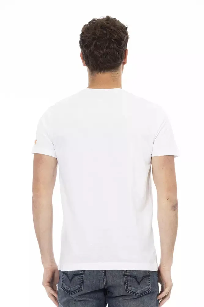 White Cotton Men TShirt sold by Louxly product image thumbnail 3