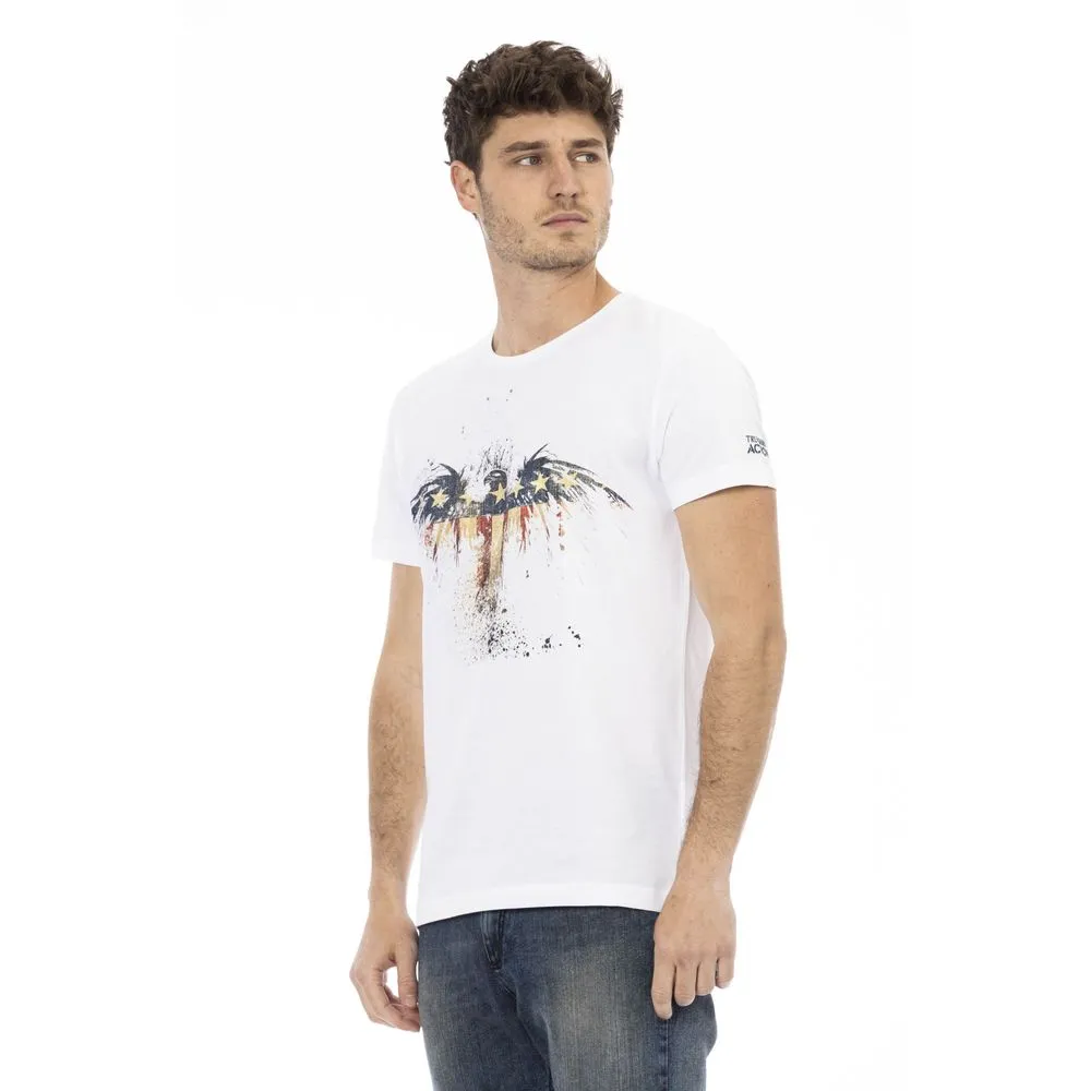 White Cotton Men T-Shirt sold by Louxly product image thumbnail 2