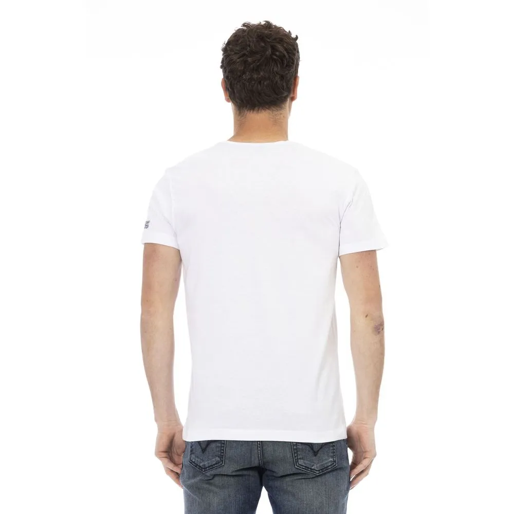 White Cotton Men T-Shirt sold by Louxly product image thumbnail 3