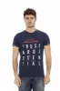Blue Cotton Men T-Shirt sold by Louxly