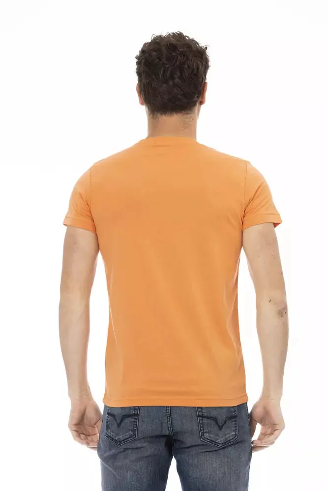 Orange Cotton Men T-Shirt sold by Louxly product image thumbnail 3